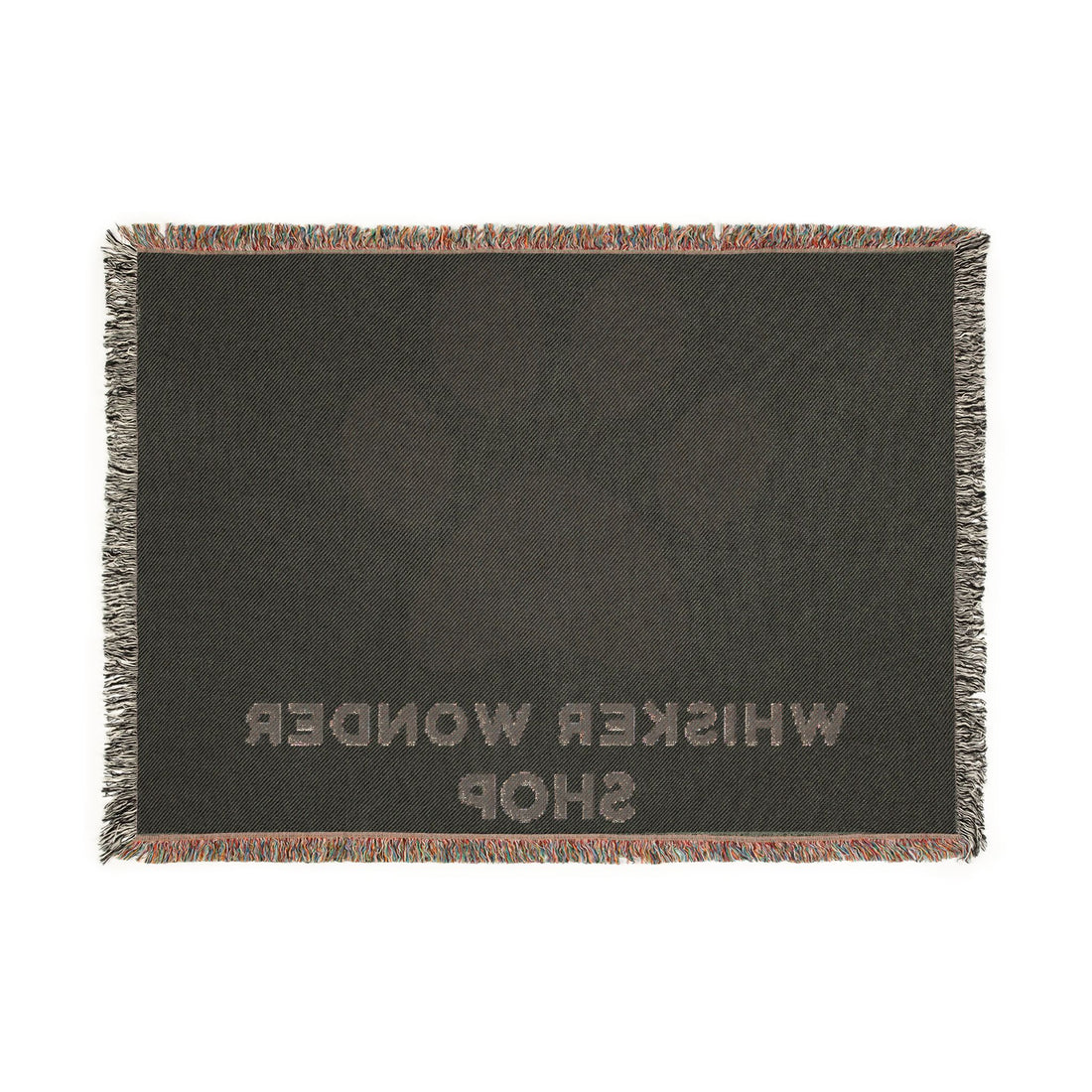 Whisker Wonder Shop Paw Print Woven Blanket