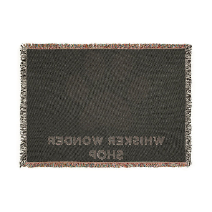 Whisker Wonder Shop Paw Print Woven Blanket