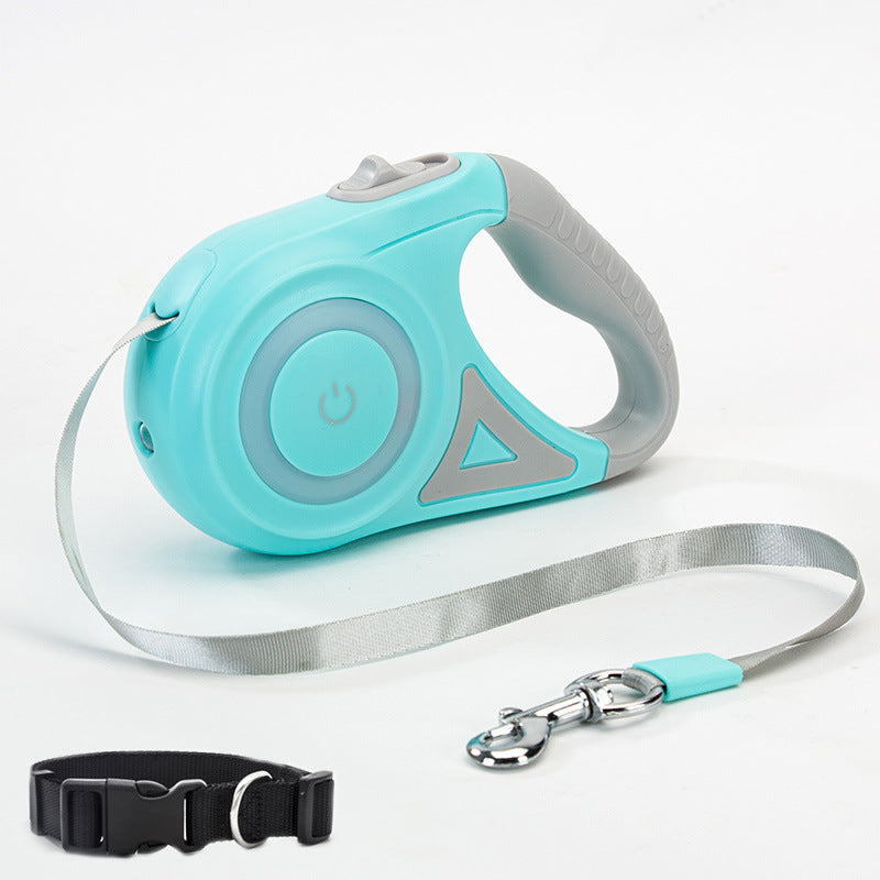 Retractable Dog Leash & Collar Set | Spotlight Pet Lead