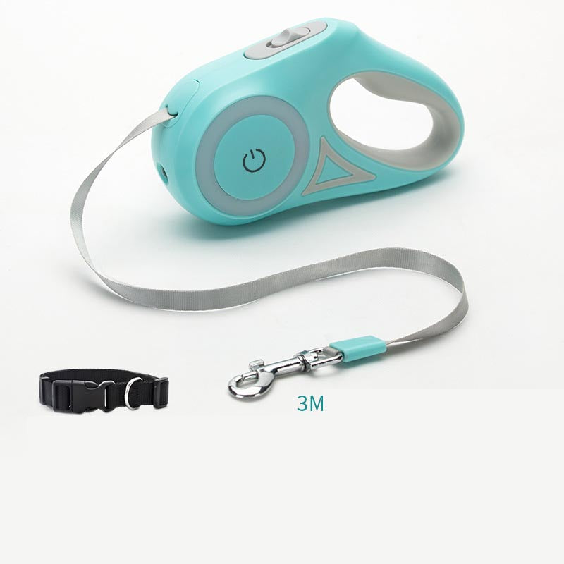 Retractable Dog Leash & Collar Set | Spotlight Pet Lead