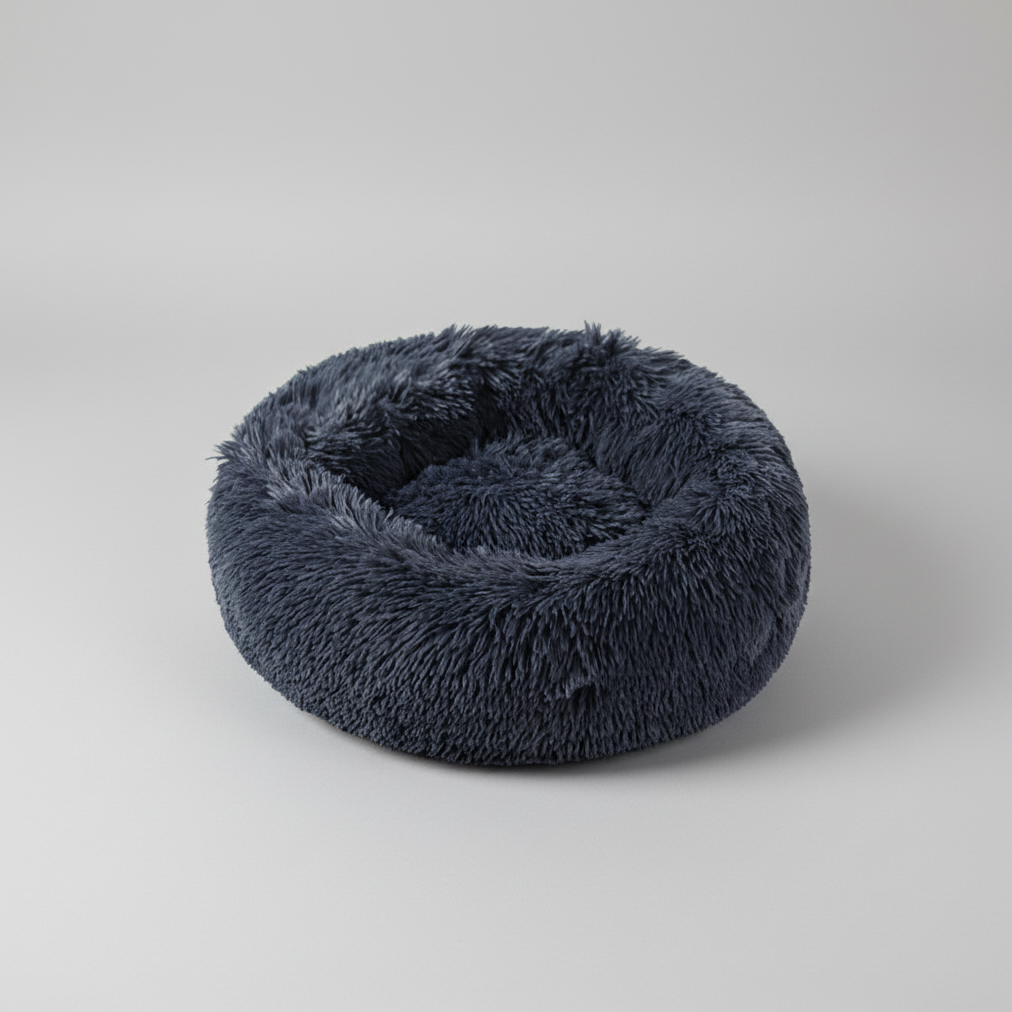 Plush Donut Comfort Pet Bed