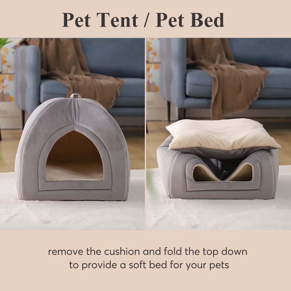 Kasentex Soft Cat Bed - Cozy Pet Bed Cushion