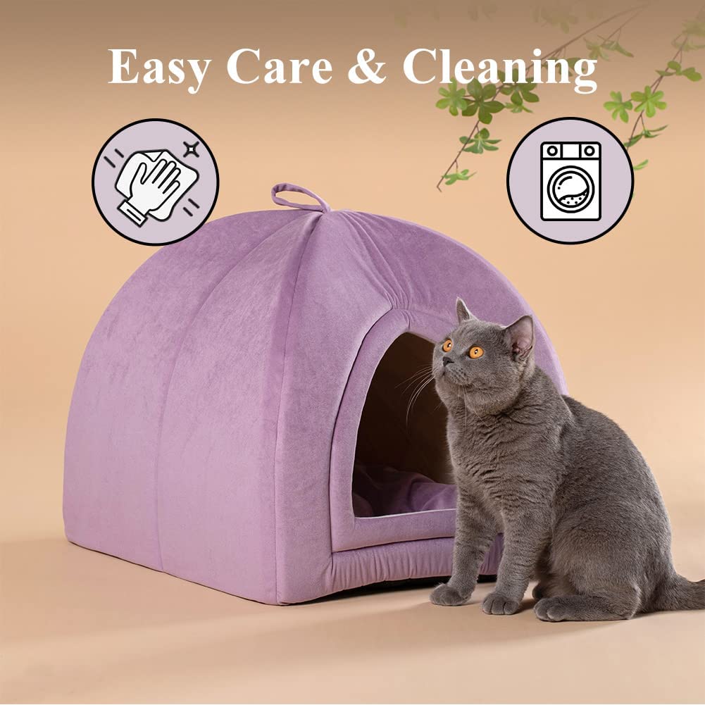 Kasentex Soft Cat Bed - Cozy Pet Bed Cushion