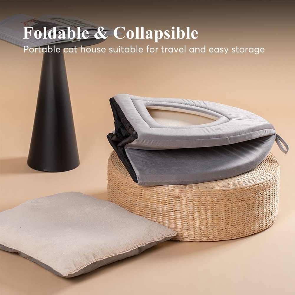 Kasentex Soft Cat Bed - Cozy Pet Bed Cushion