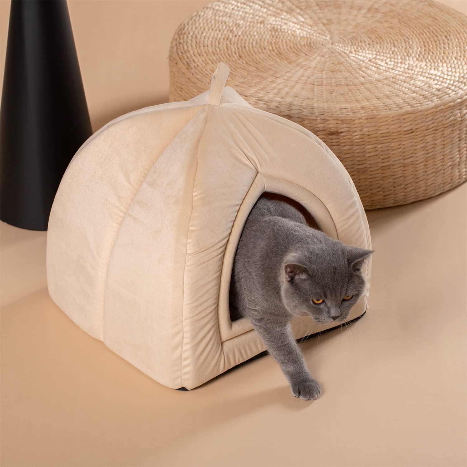 Kasentex Soft Cat Bed - Cozy Pet Bed Cushion