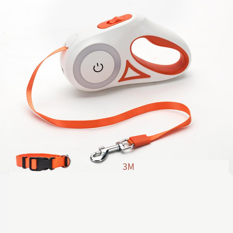 Retractable Dog Leash & Collar Set | Spotlight Pet Lead