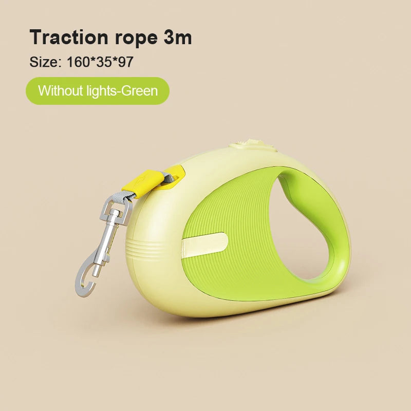3M Retractable Pet Leash | Durable Nylon Walking Lead
