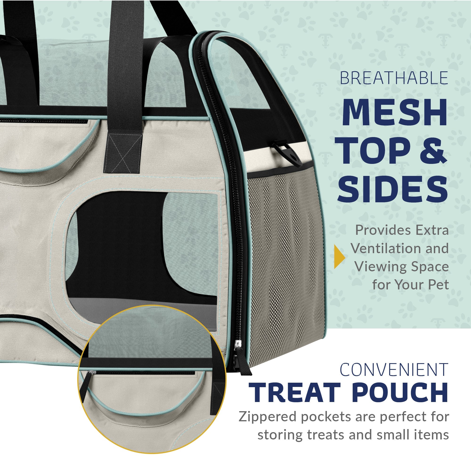 Luxury Rider Pet Carrier | Rolling Travel Carrier with Wheels