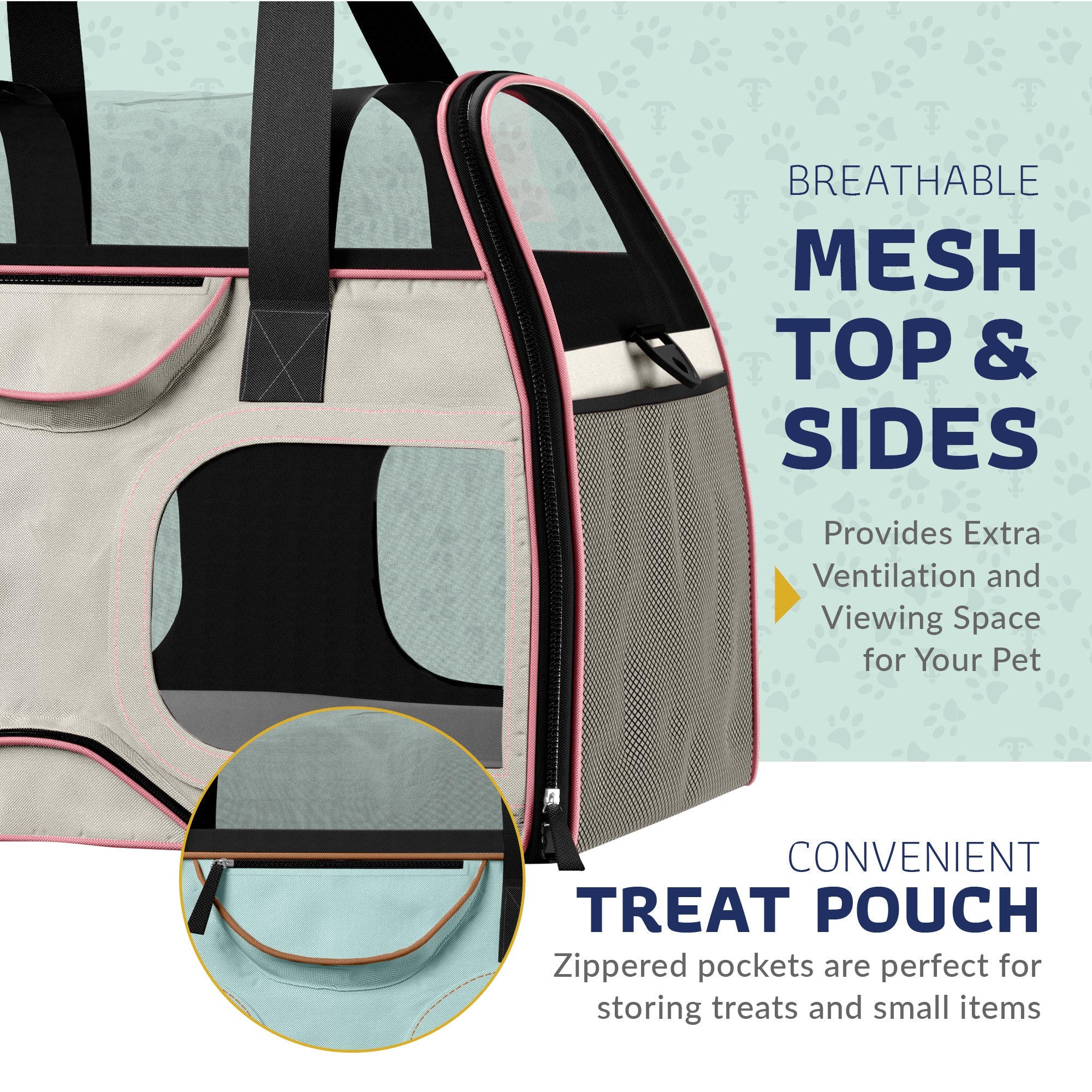 Luxury Rider Pet Carrier | Rolling Travel Carrier with Wheels