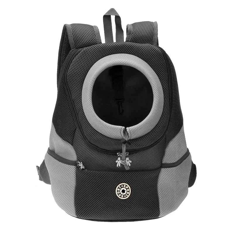 Double Shoulder Pet Carrier Backpack – Breathable Travel Dog Bag