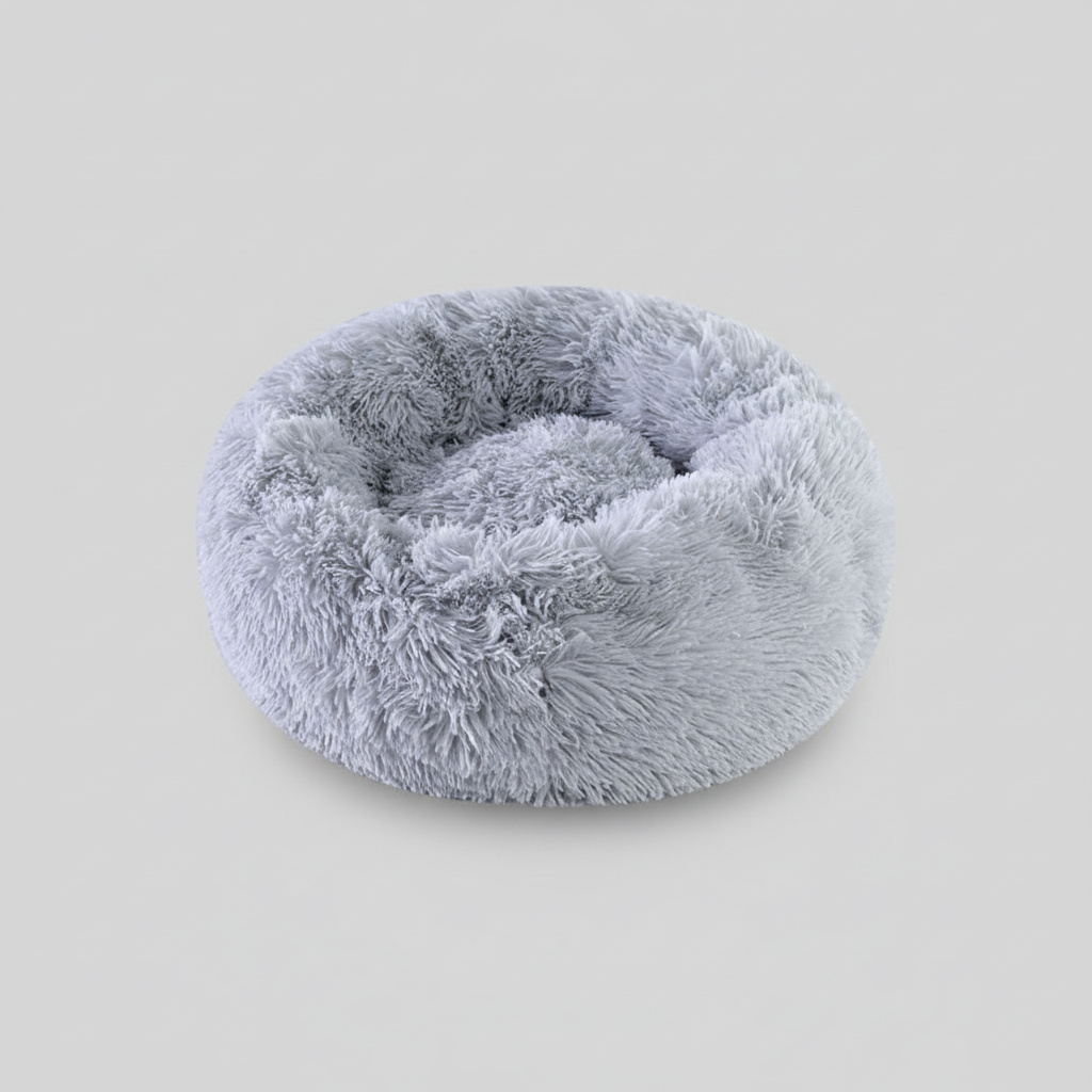 Plush Donut Comfort Pet Bed