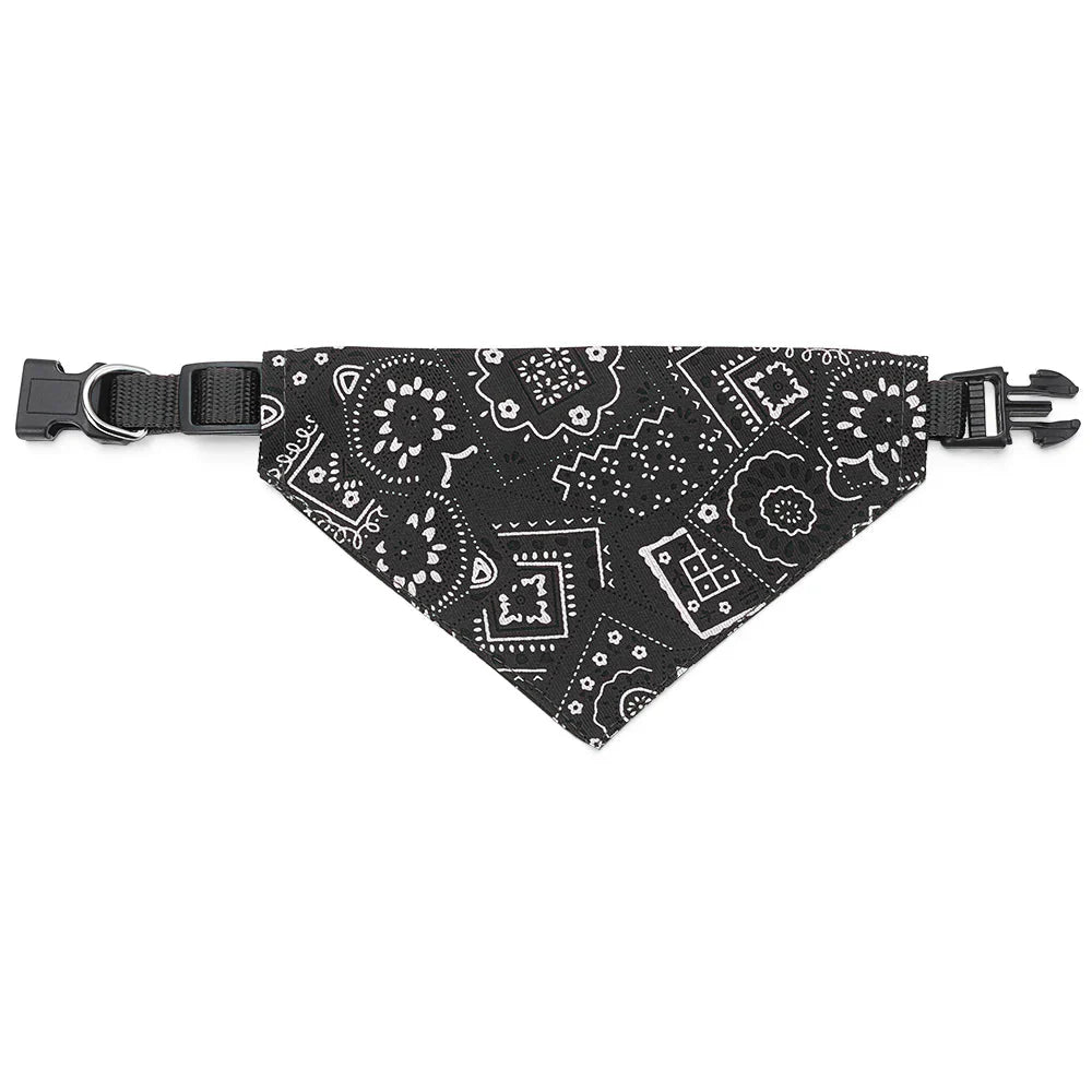 Adjustable Pet Bandana Scarf | Washable Cotton Triangle Collar for Dogs and Cats