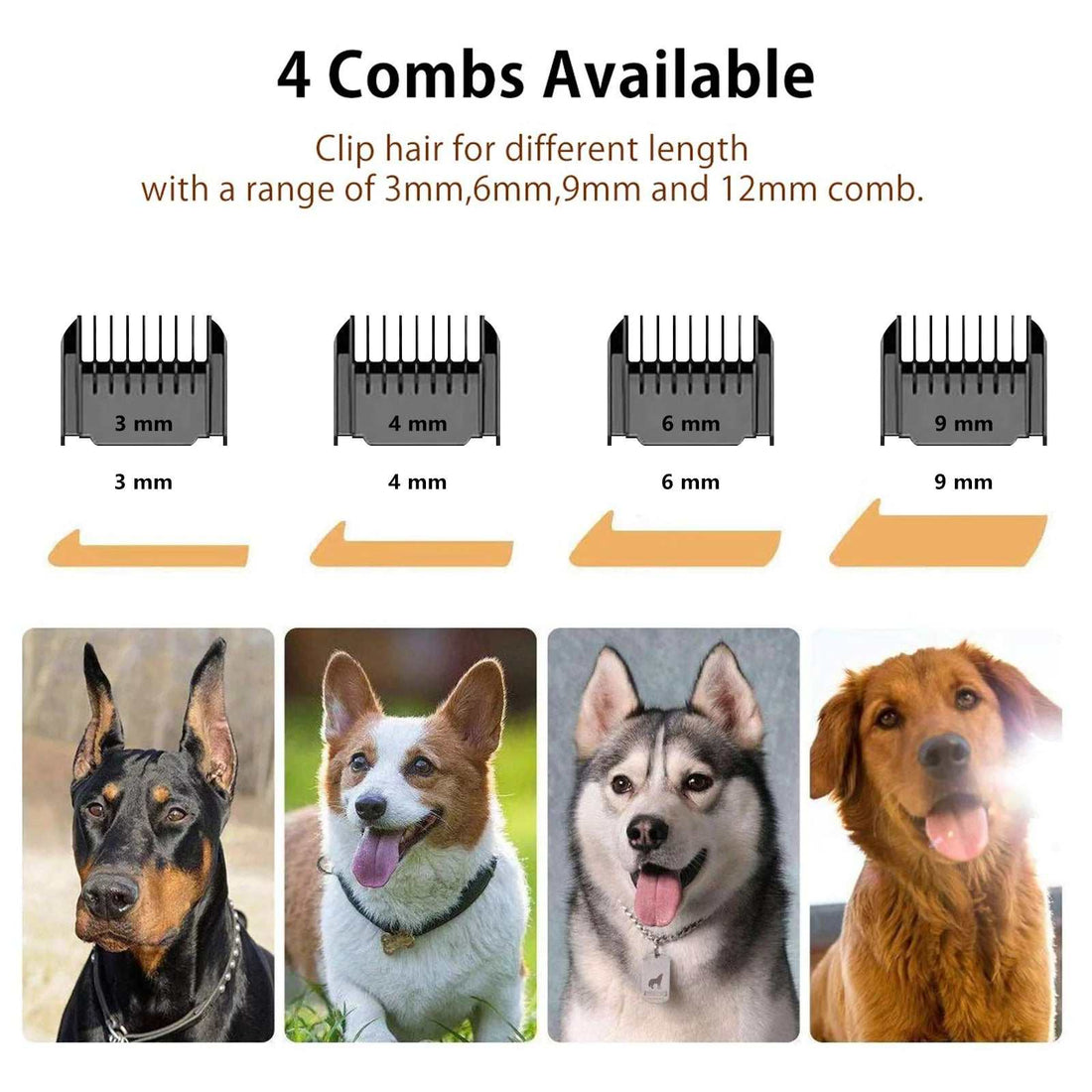 Rechargeable Cordless Dog Clippers | Professional Pet Grooming Kit