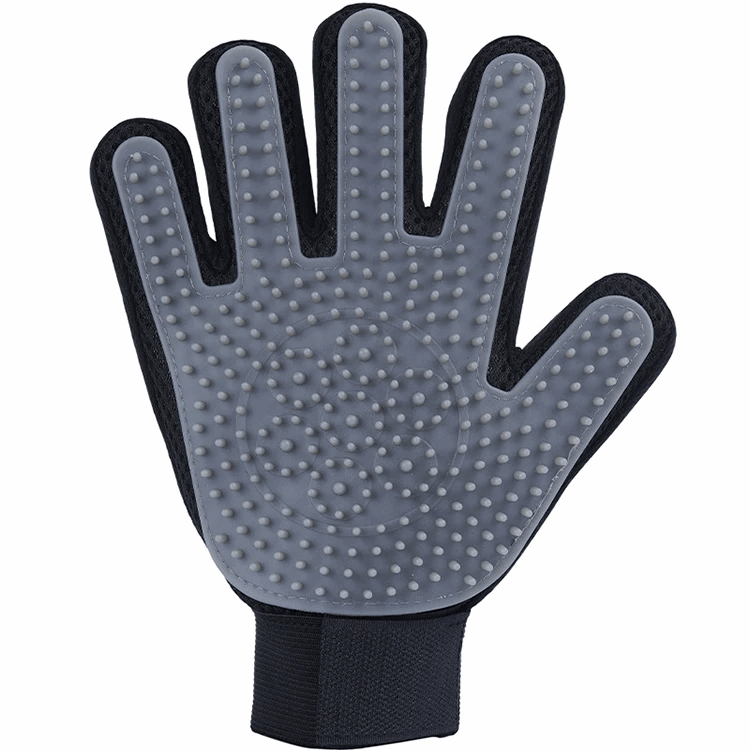 Silicone Pet Grooming Gloves – Deshedding & Massage