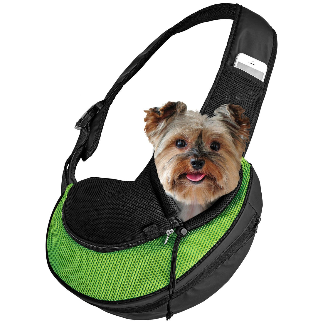 Expandable Sling Pet Carrier | Front Shoulder Bag for Small Pets