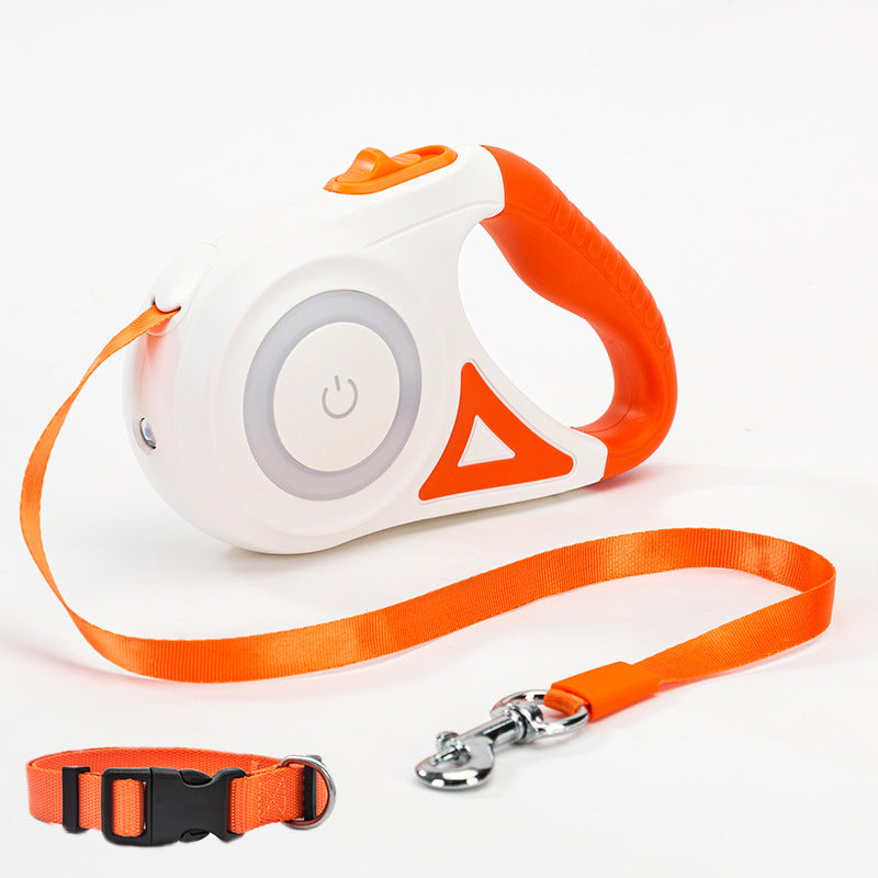 Retractable Dog Leash & Collar Set | Spotlight Pet Lead