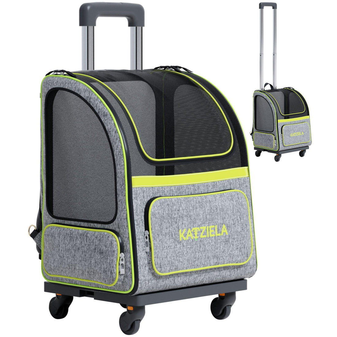 Hybrid Pet Backpack with Wheels | Rolling Travel Carrier