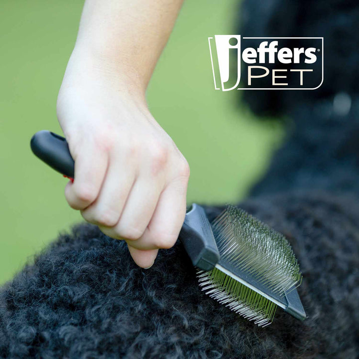 Double-Sided Flex Head Pet Grooming Slicker Brush