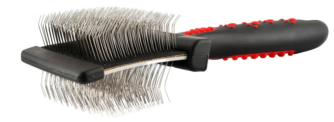Double-Sided Flex Head Pet Grooming Slicker Brush