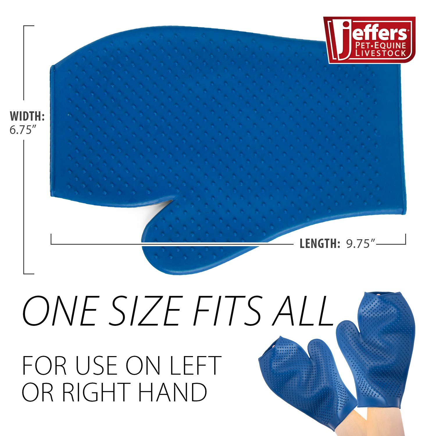 GROOMIT - Rubber Grooming Glove for Animals