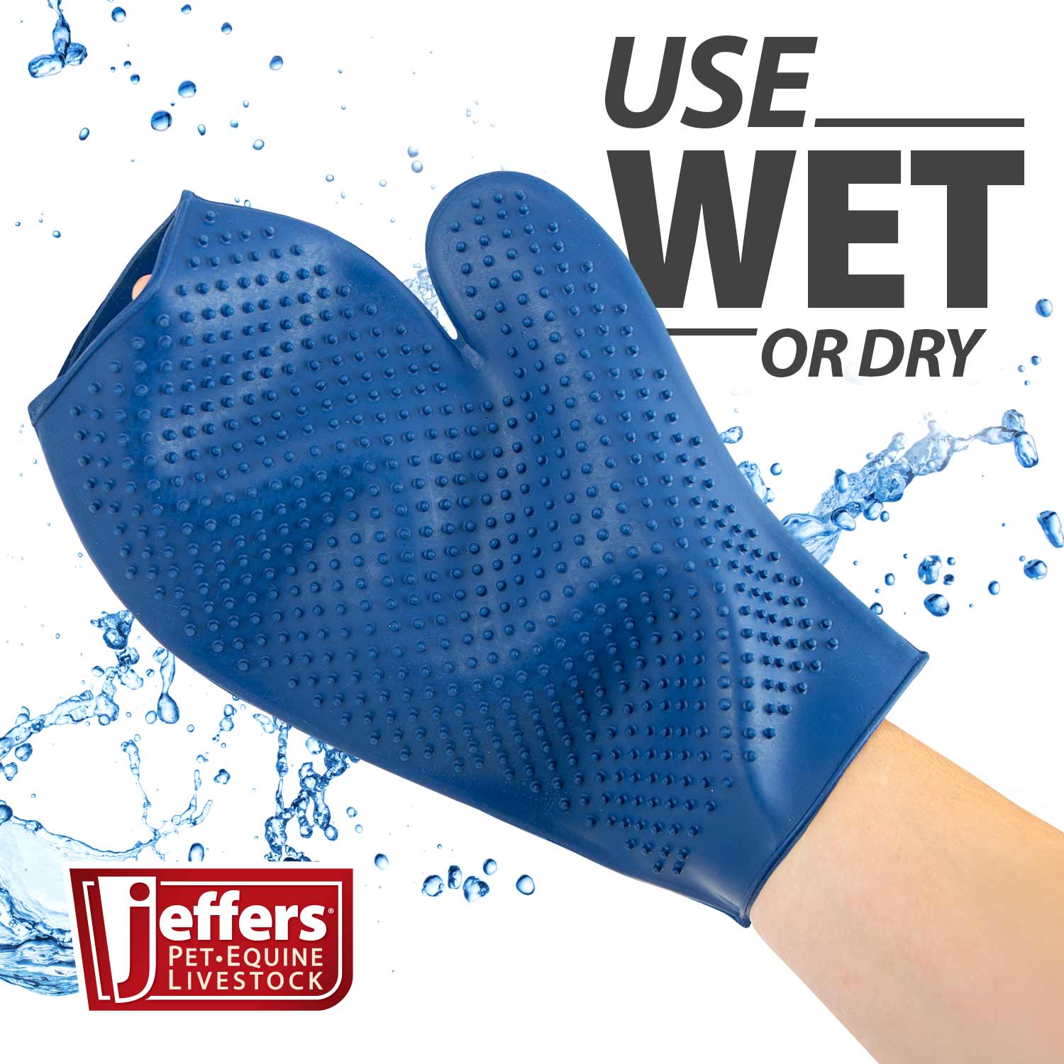 GROOMIT - Rubber Grooming Glove for Animals