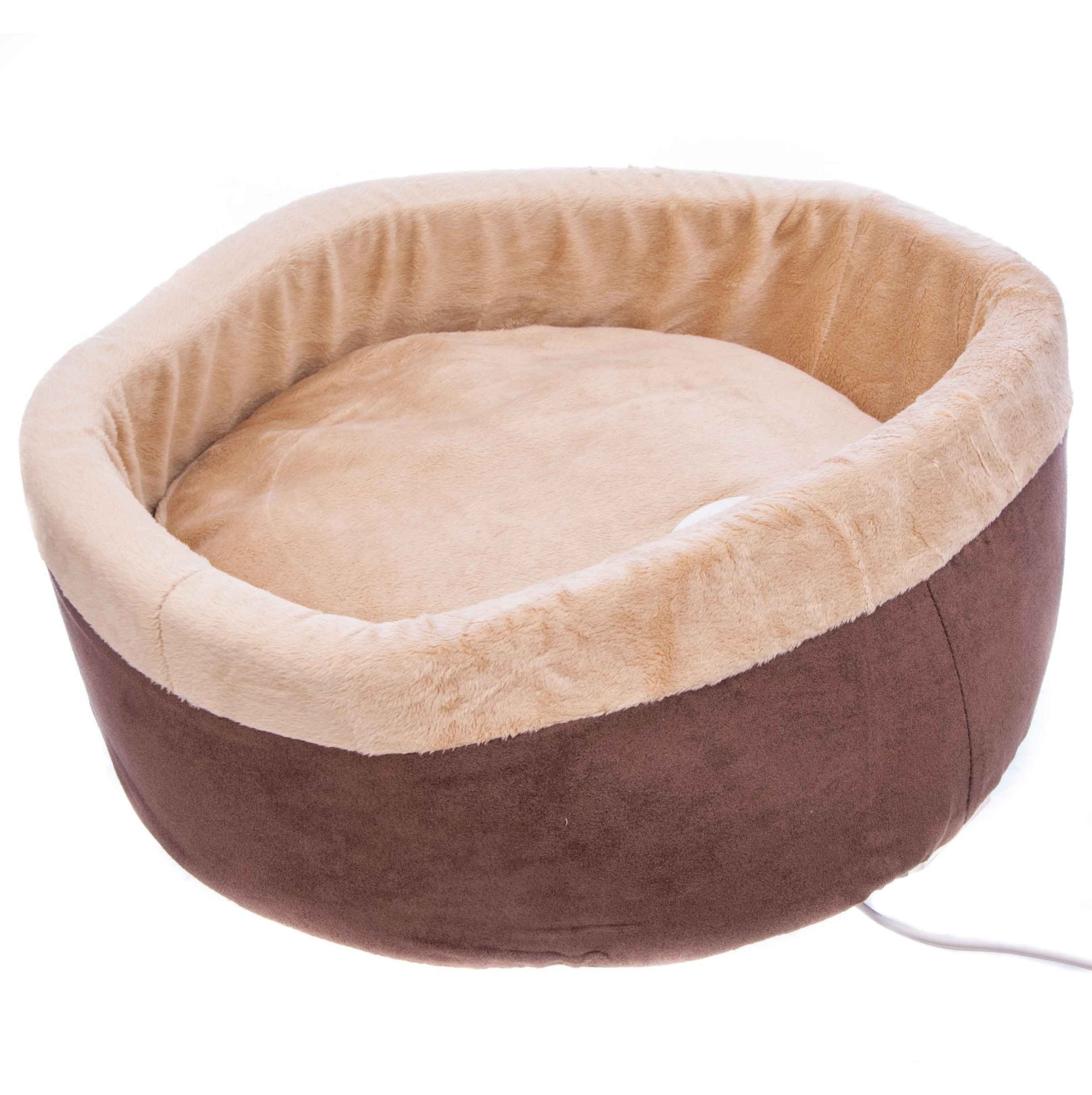 K&H Pet Products Thermo-Kitty Bed Indoor Heated Cat Bed – Safe, Energy Efficient & Washable