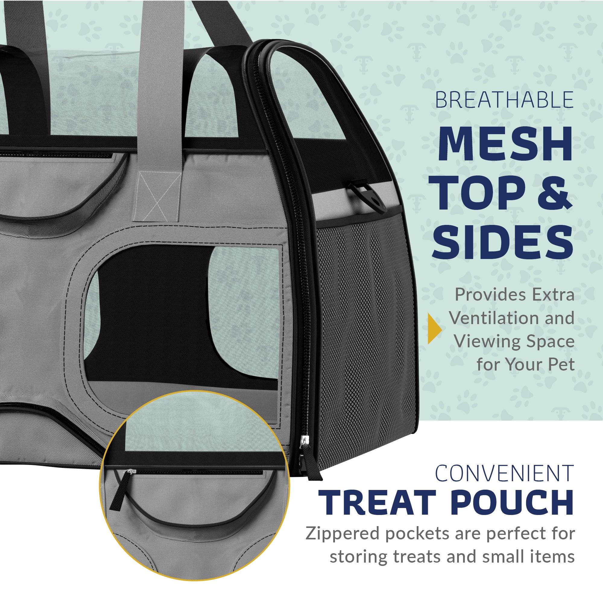 Luxury Rider Pet Carrier | Rolling Travel Carrier with Wheels