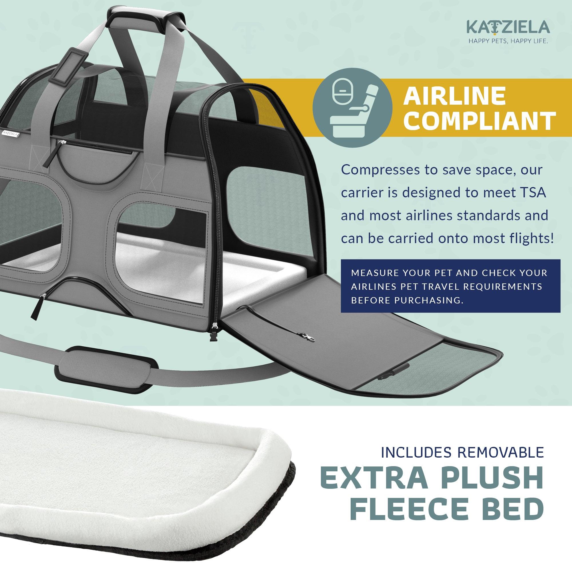 Luxury Rider Pet Carrier | Rolling Travel Carrier with Wheels