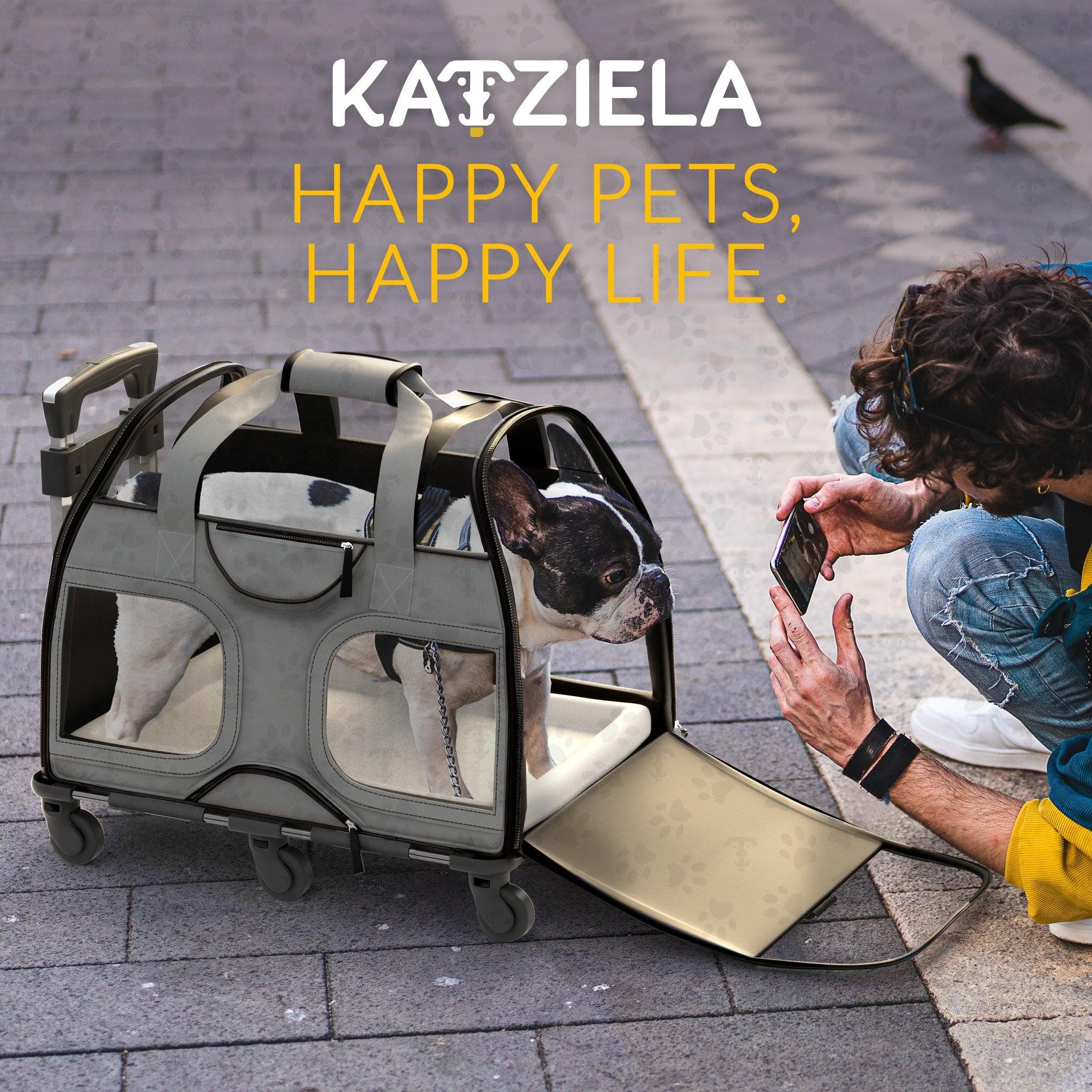 Luxury Rider Pet Carrier | Rolling Travel Carrier with Wheels