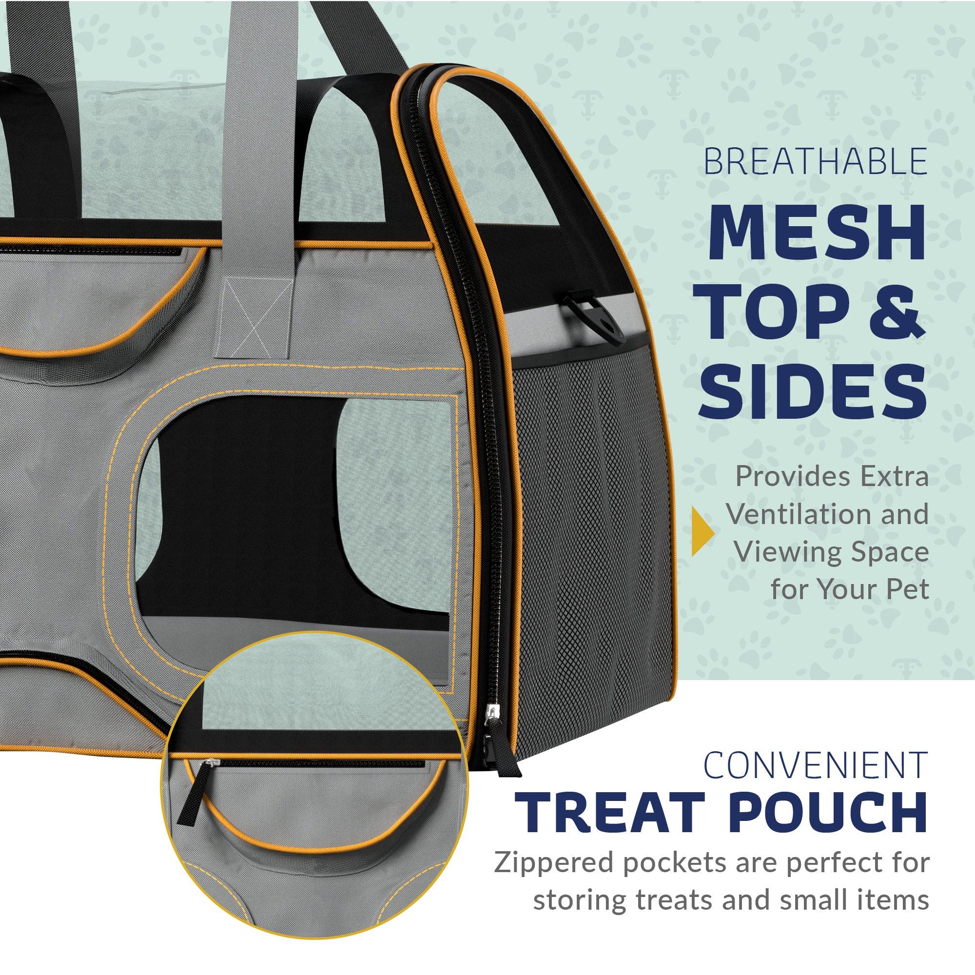 Luxury Rider Pet Carrier | Rolling Travel Carrier with Wheels