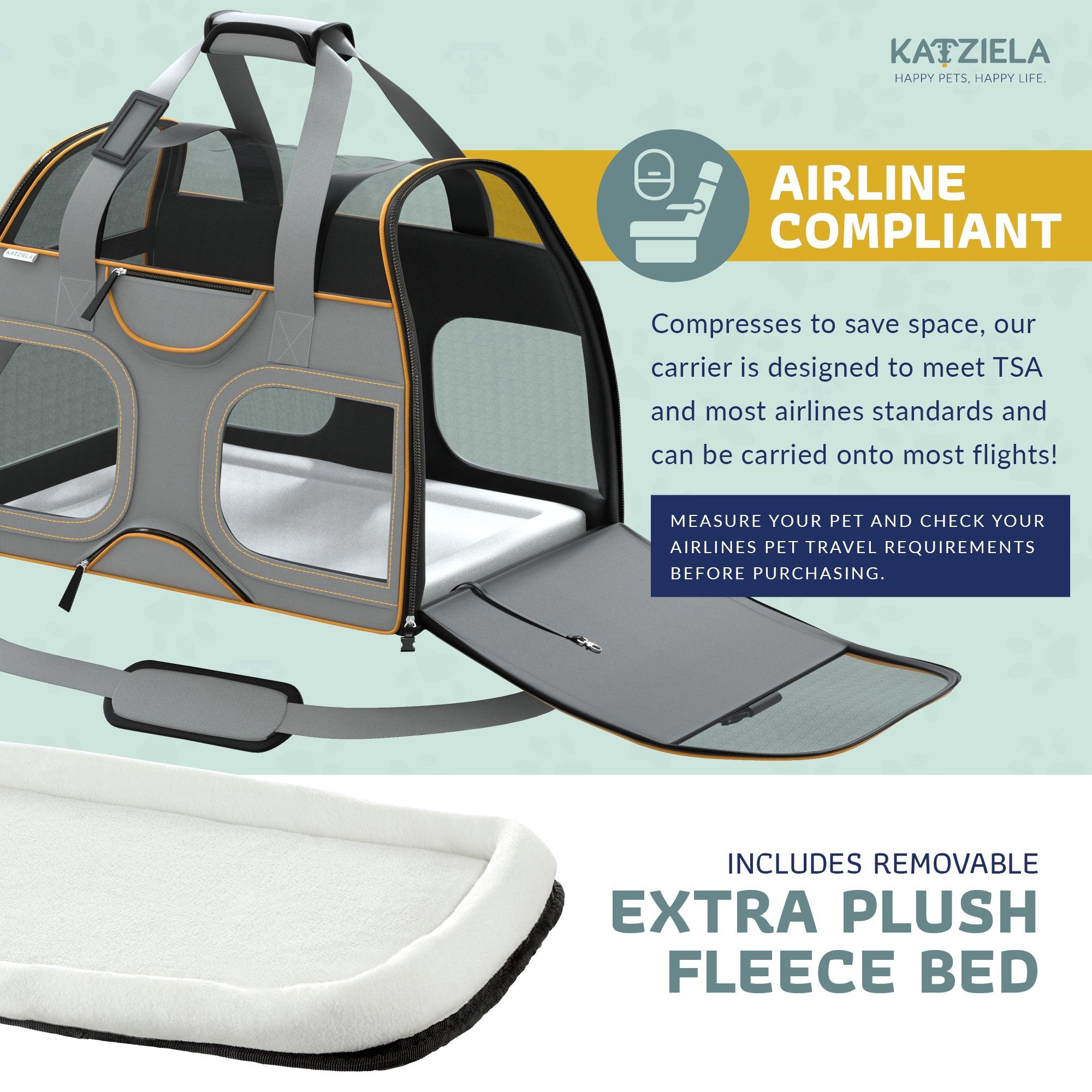Luxury Rider Pet Carrier | Rolling Travel Carrier with Wheels