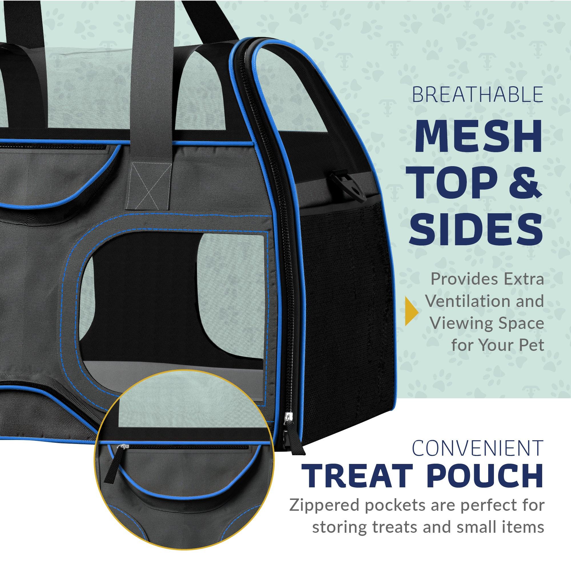 Luxury Rider Pet Carrier | Rolling Travel Carrier with Wheels