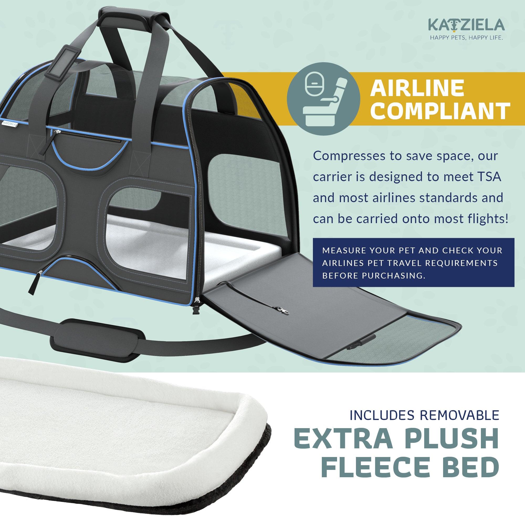 Luxury Rider Pet Carrier | Rolling Travel Carrier with Wheels