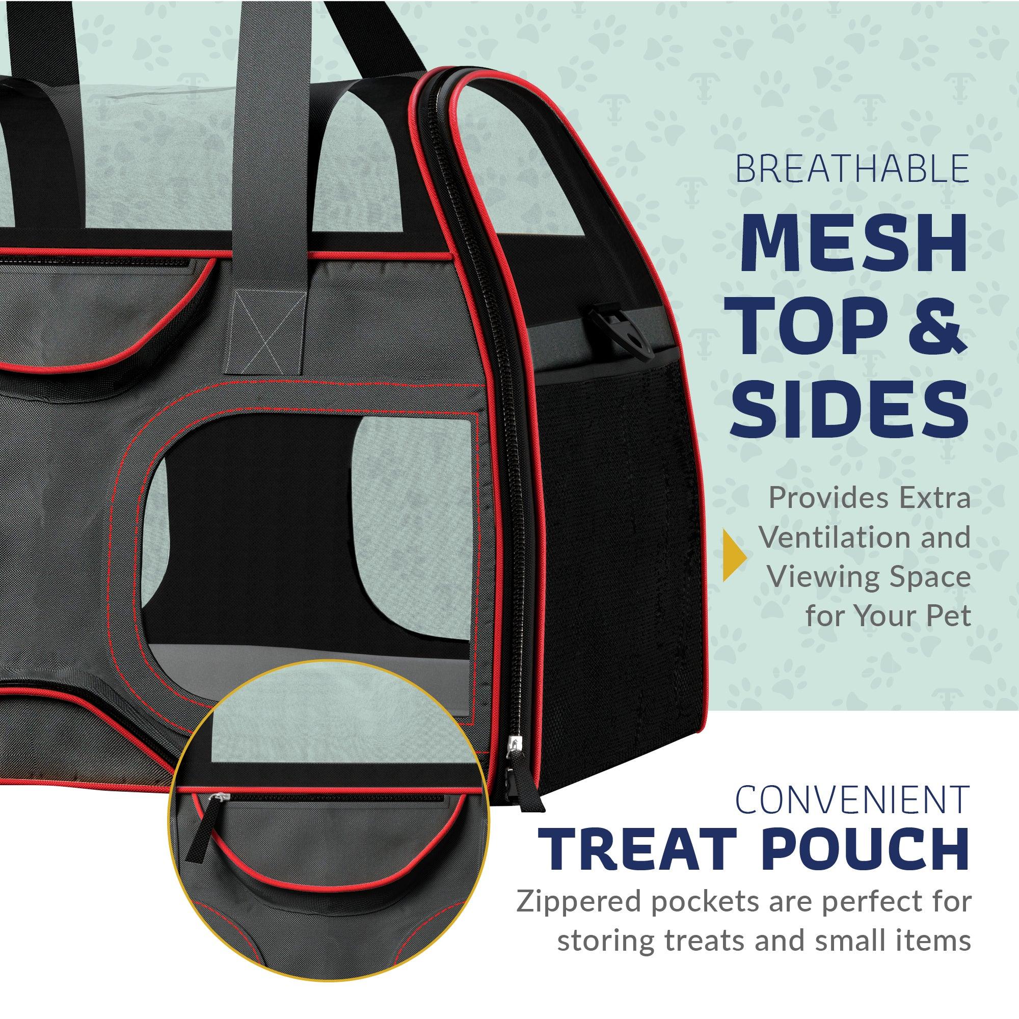 Luxury Rider Pet Carrier | Rolling Travel Carrier with Wheels