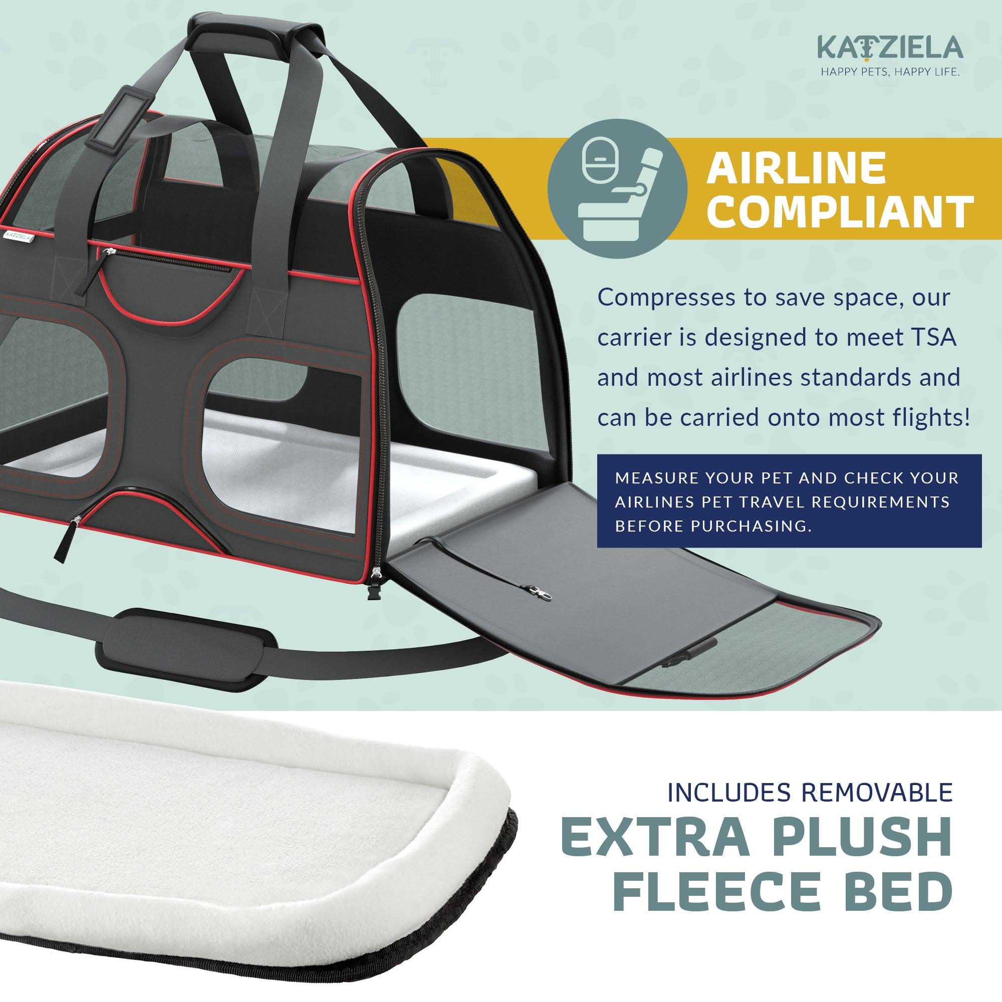 Luxury Rider Pet Carrier | Rolling Travel Carrier with Wheels