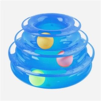 Interactive Cat Toy Set | Track Tower & Motion Fish Toys