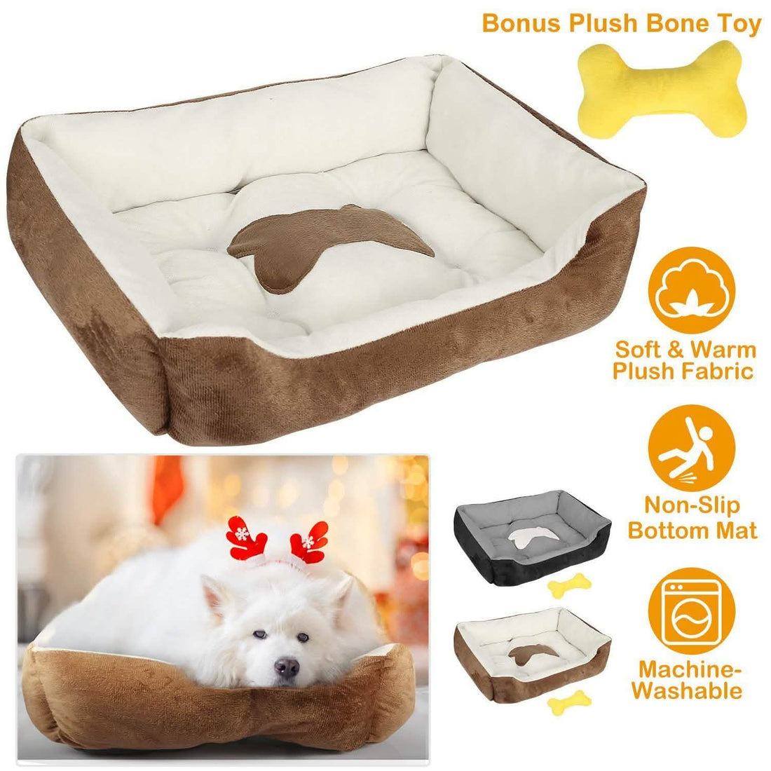 Soft Warm Fleece Dog Bed | Cozy Pet Sleeping Mat