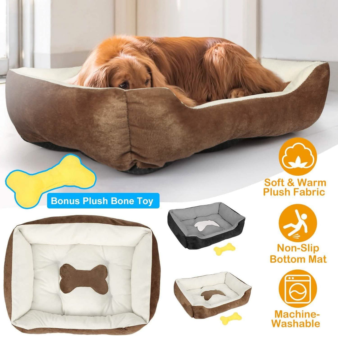 Soft Warm Fleece Dog Bed | Cozy Pet Sleeping Mat