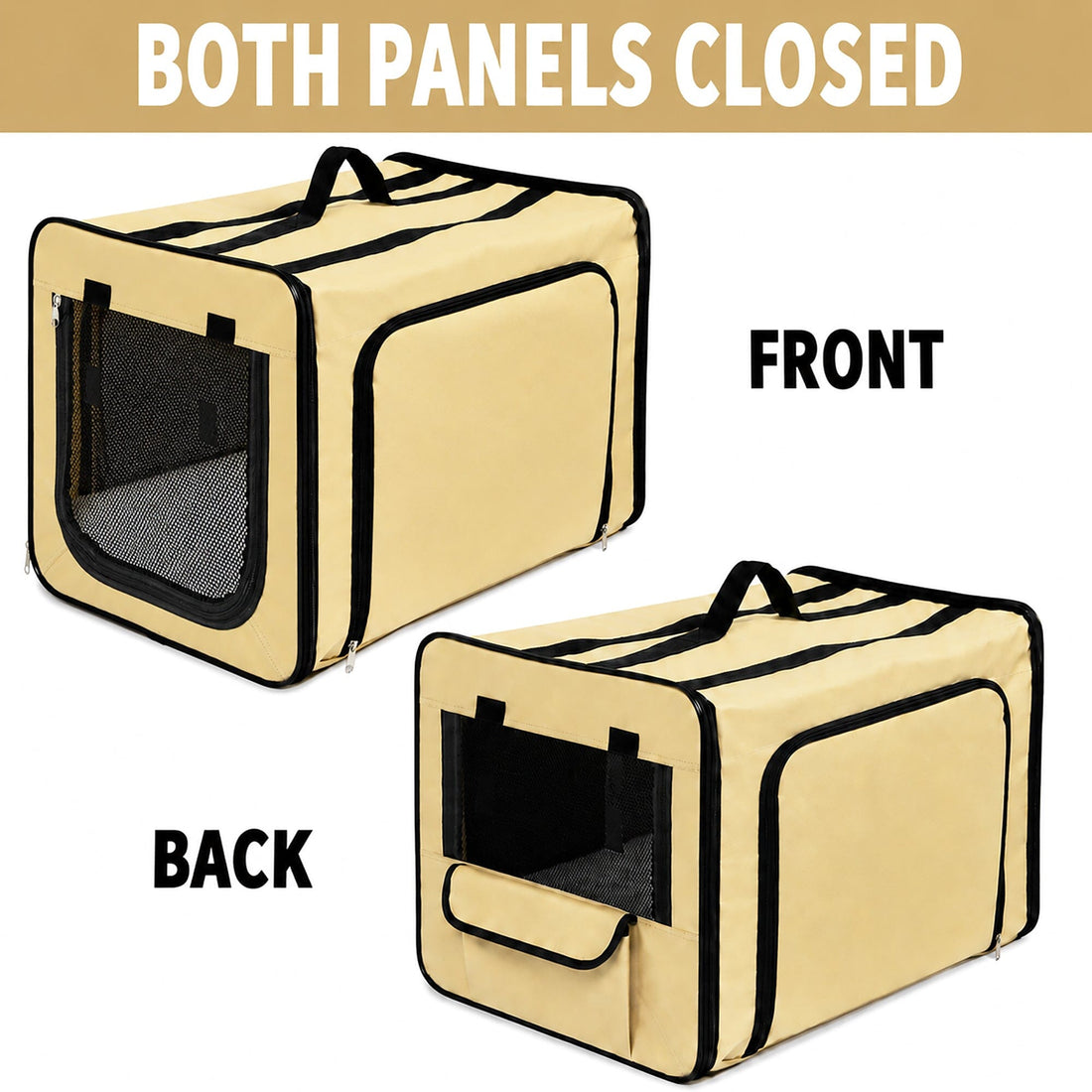 Expandable Folding Pet Crate | Lightweight Dog Carrier House