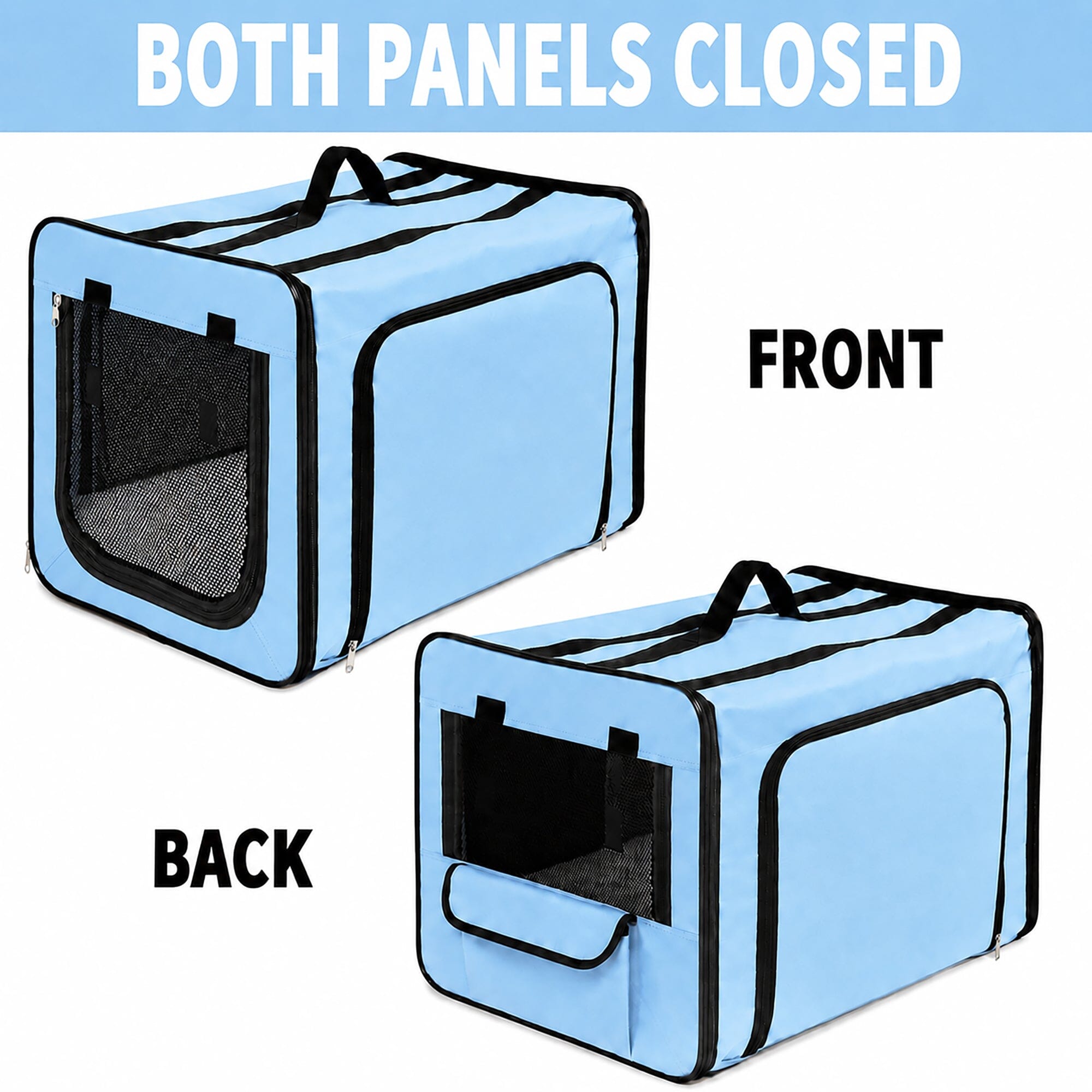 Expandable Folding Pet Crate | Lightweight Dog Carrier House