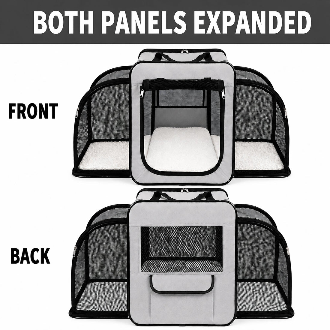 Expandable Folding Pet Crate | Lightweight Dog Carrier House